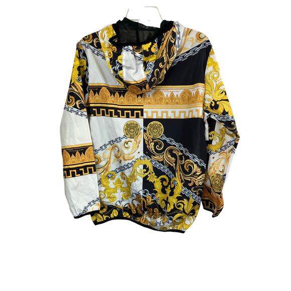 REASON Men's Medusa Gold Chain Print Jacket NWOT - Picture 1 of 4